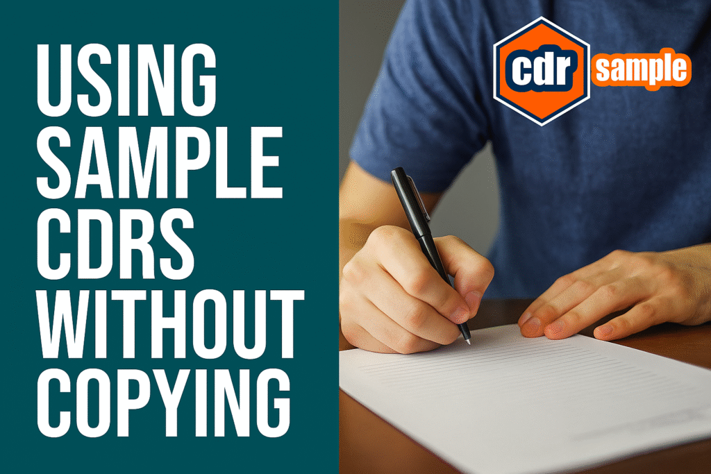 Using Sample CDRs Without Copying – Guide for Engineers Australia CDR preparation