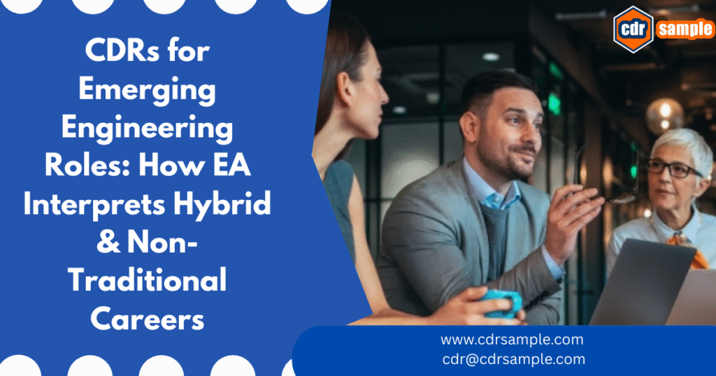 CDRs for emerging engineering roles