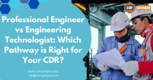Comparing Professional Engineer vs Engineering Technologist competencies for Engineers Australia Migration Skills Assessment.
